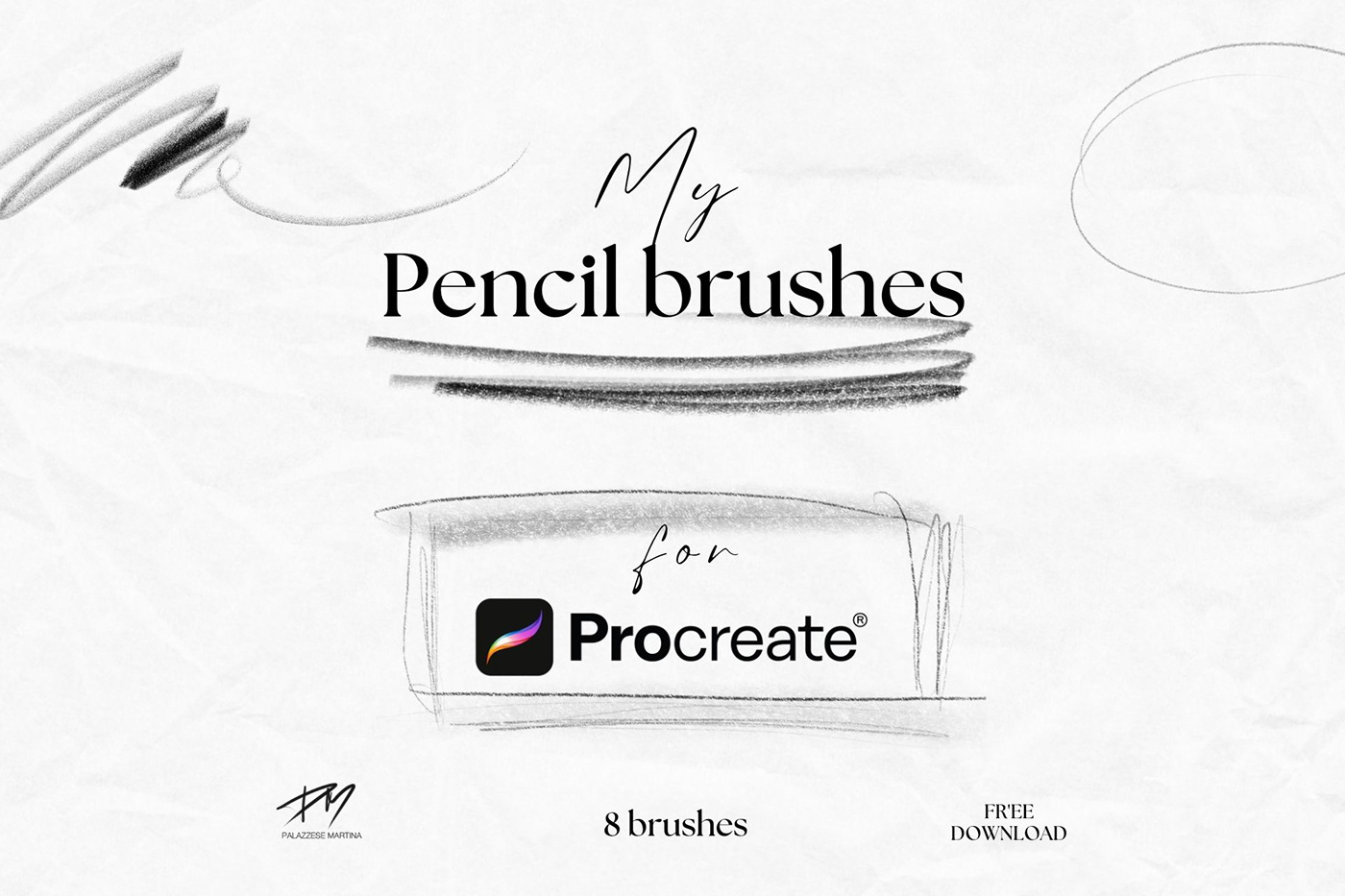 pencil brushes Procreate digital illustration