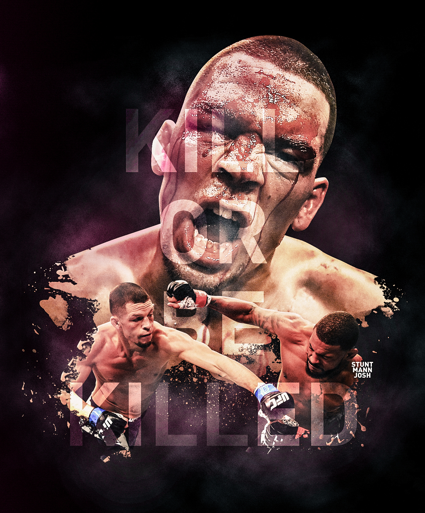 Conor McGregor nate diaz UFC mixed Mixed martial arts combat sports Boxing sports sports poster