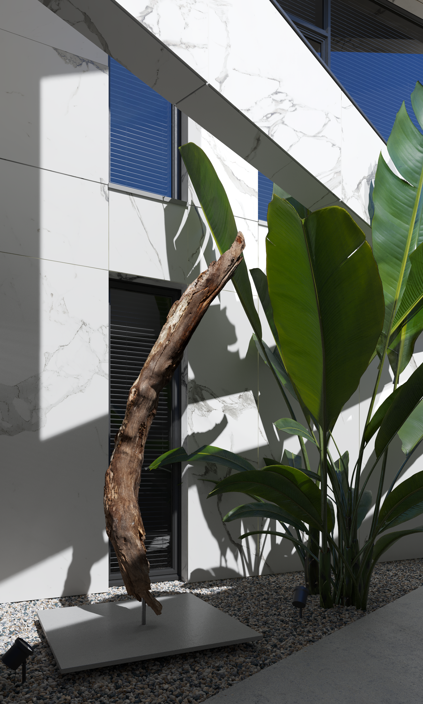 architecture Marble wood architecture interior design  3D Rendering 3ds max corona render  vray render concrete architecture