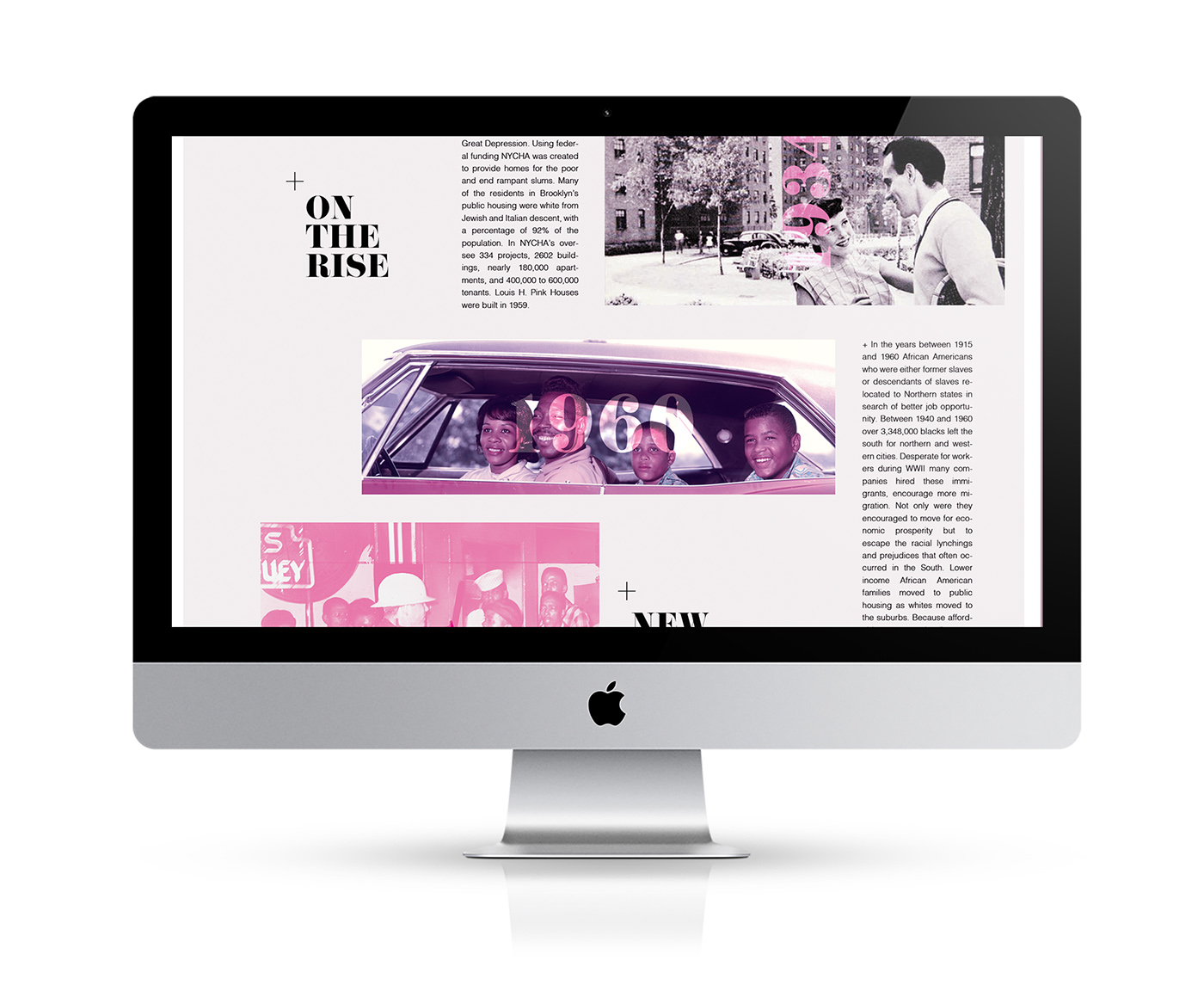 pink houses editorial newsprint Gun pink typography  