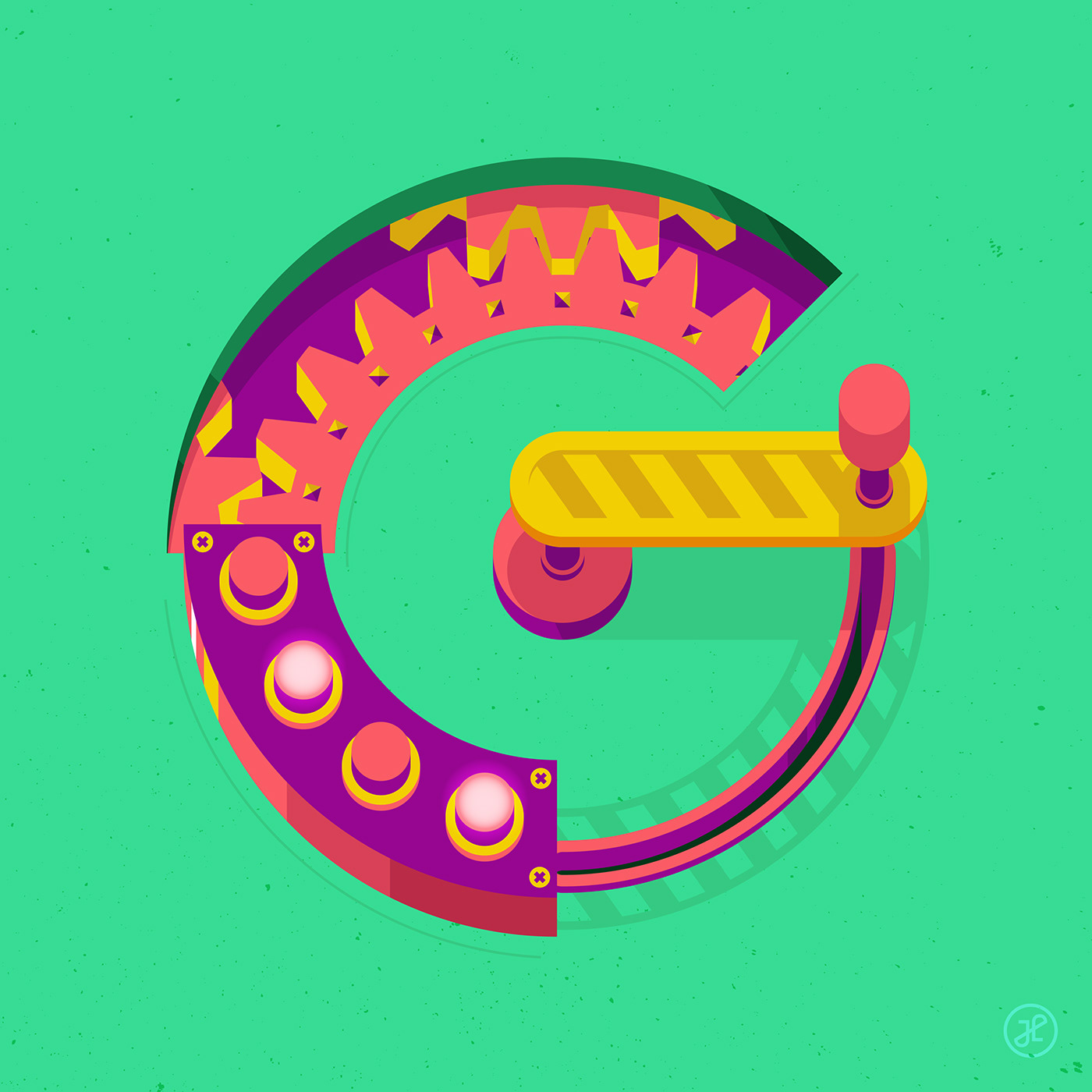 36daysoftype typography   ILLUSTRATION  lettering type letters numbers Illustrator