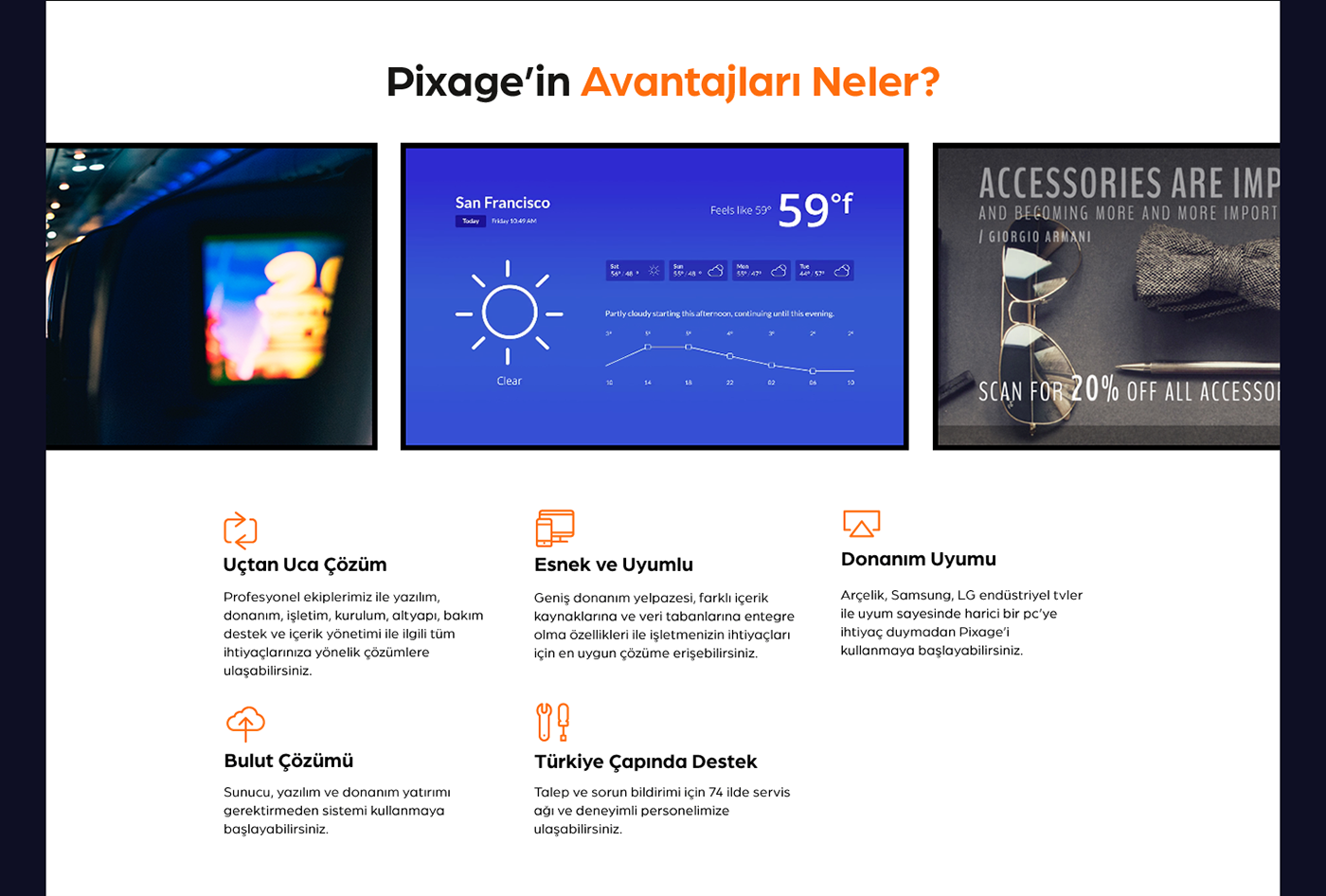digital signage Pixage UX design ux/ui Website Website Design