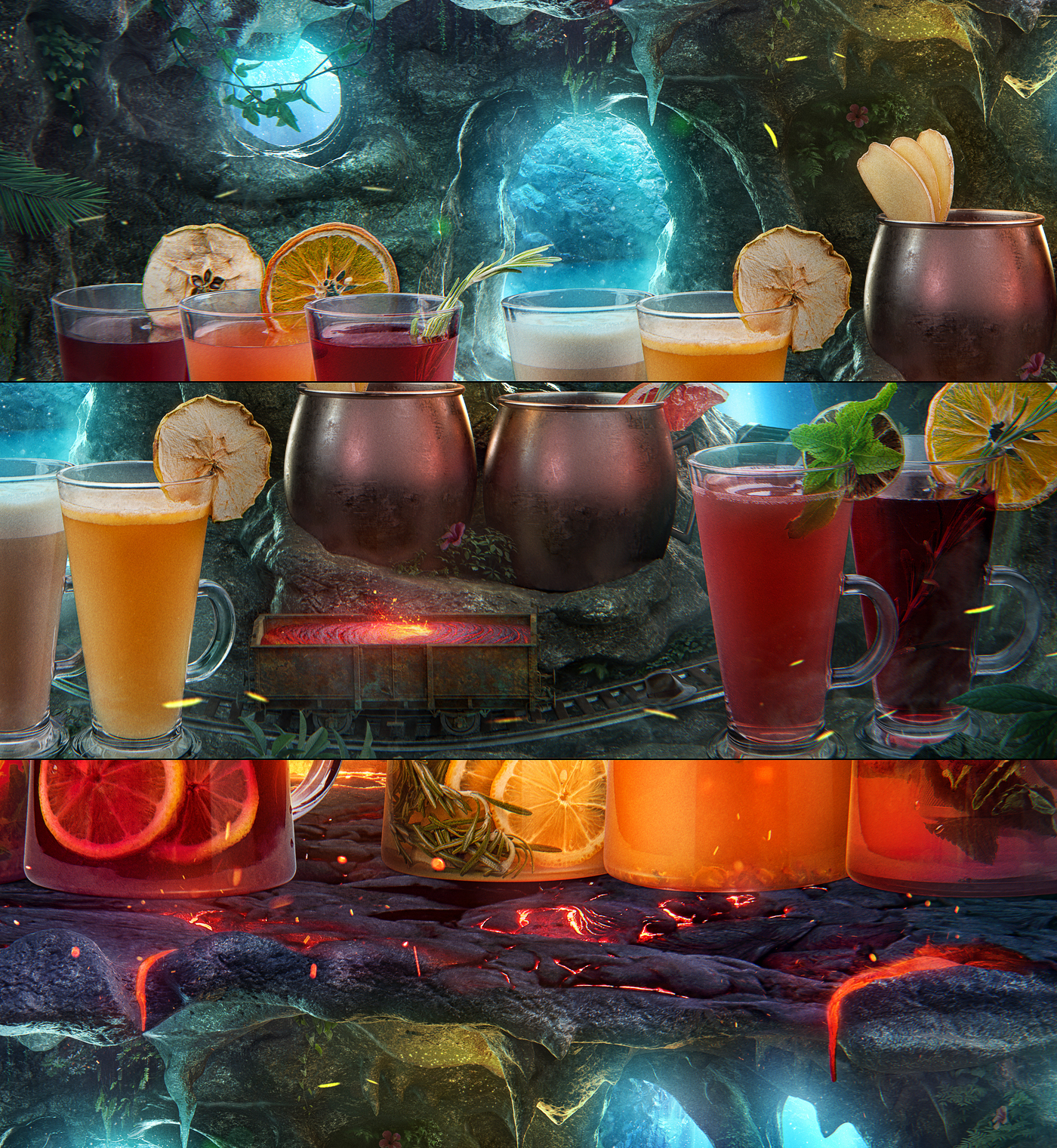 Volcano Drink Content Related Image