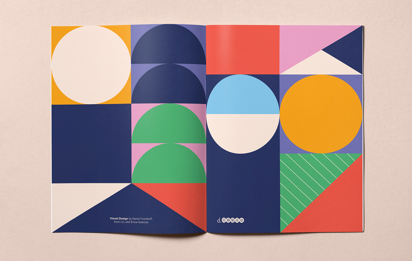 color d.school Education geometric graphicdeisgn   k12 publication shapes Stanforduniversity typography  