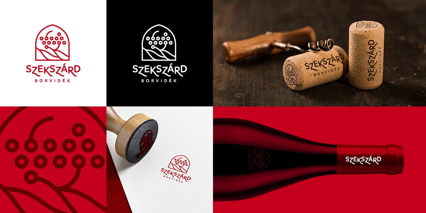 graphic design winery wine brand identity Packaging logo Logotype sign