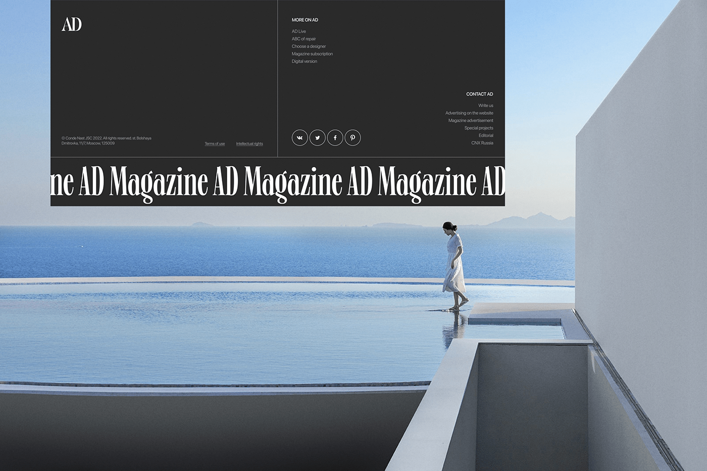 architecture design magazine minimal Nature Photography  typography   UI ux Website
