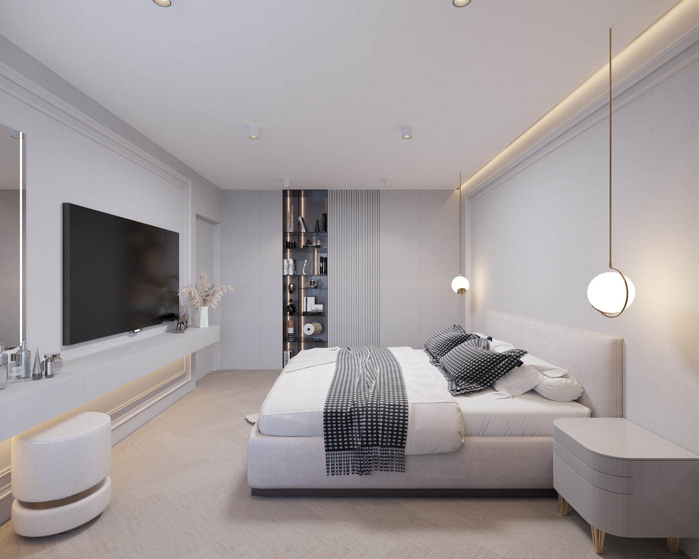3ds max Render visualization 3D interior design  corona