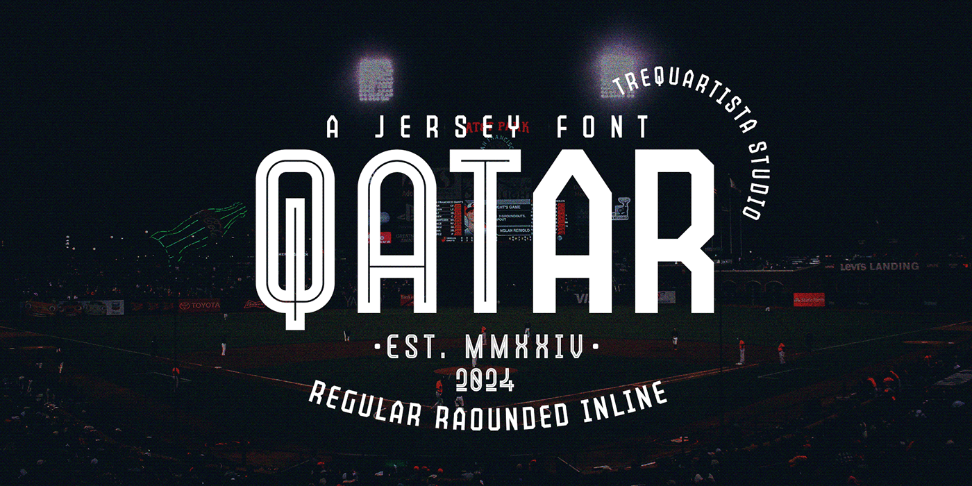The Qatar Display Font is a tall, modern, professional, and vibrant font that adds confidence to you