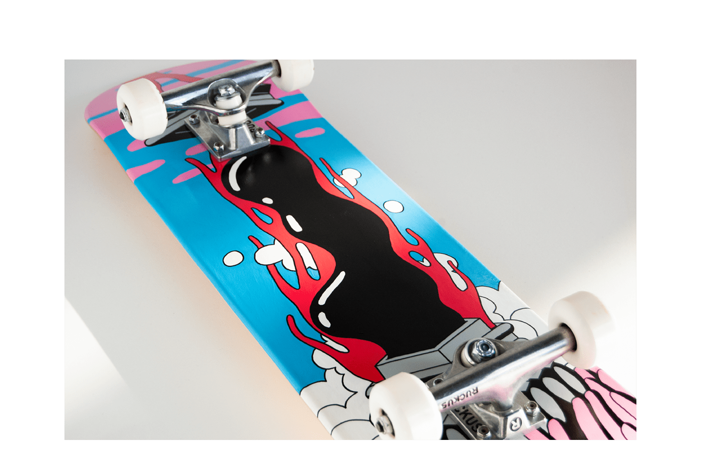 blob Custom deck design ILLUSTRATION  skate Skate deck skateboard skateboarding weird