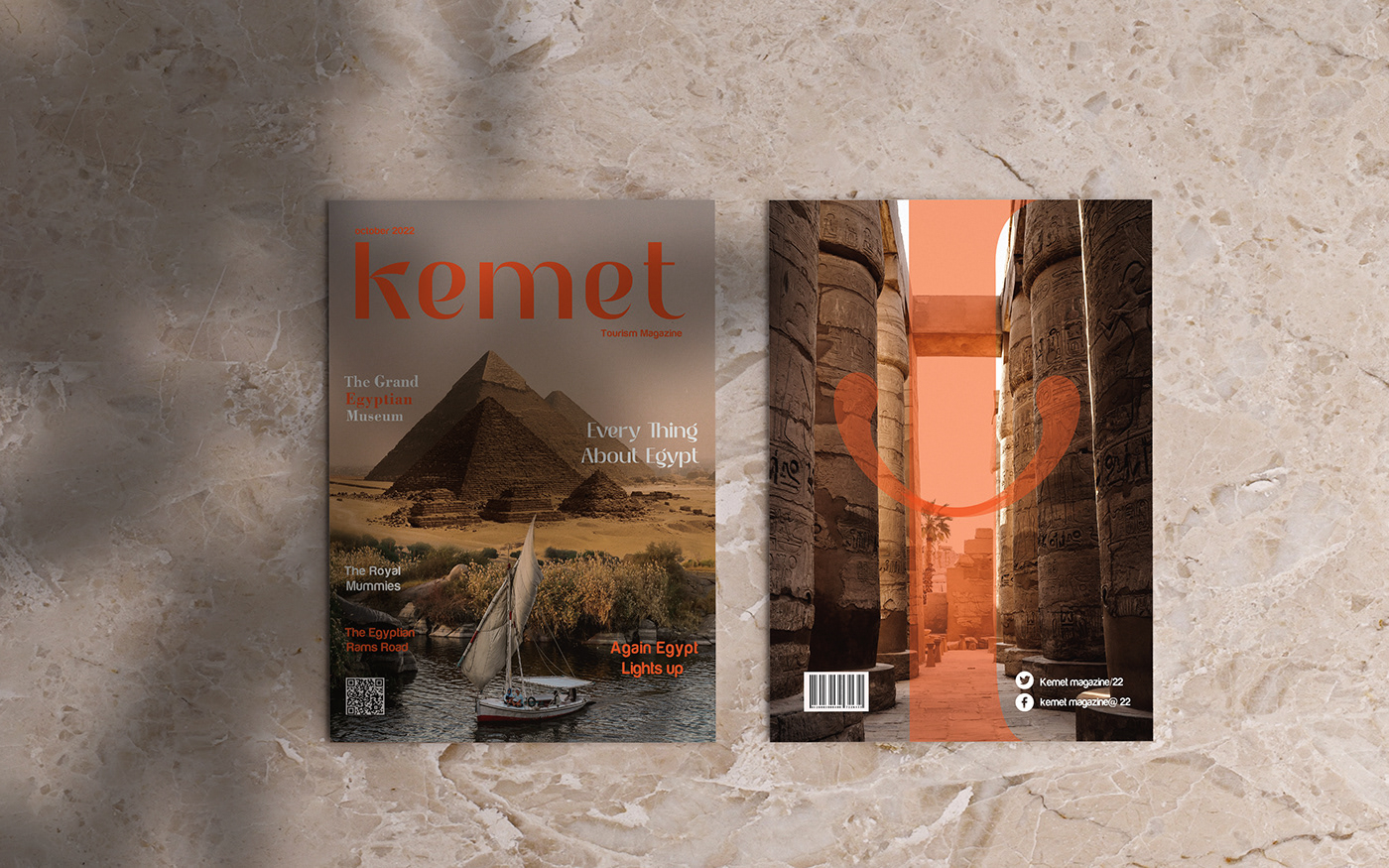 cover design magazine tourism kemet ancient egypt eygpt