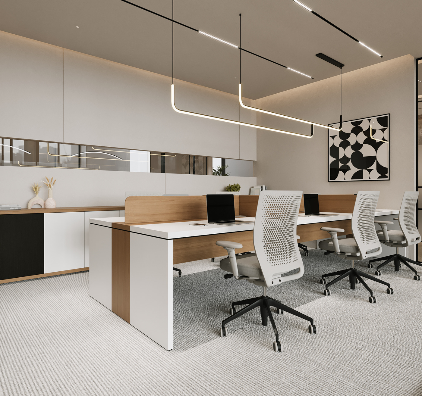 Office design Office Design Interior modern modern office minimal elegant luxury minimal office