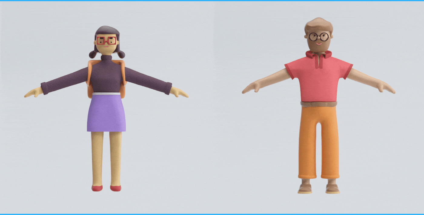 3D animation  campaign Character design  charity children cinema 4d donation Education motion design