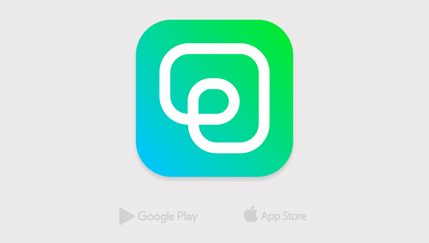 redesign app Icon identidade visual mobile ícone de aplicativo logo motion design presentation