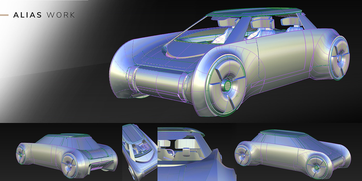 3d modeling autodesk alias Automotive design car design Car design project cmf Design Project MINI Cooper Sketch Model Transportation Design