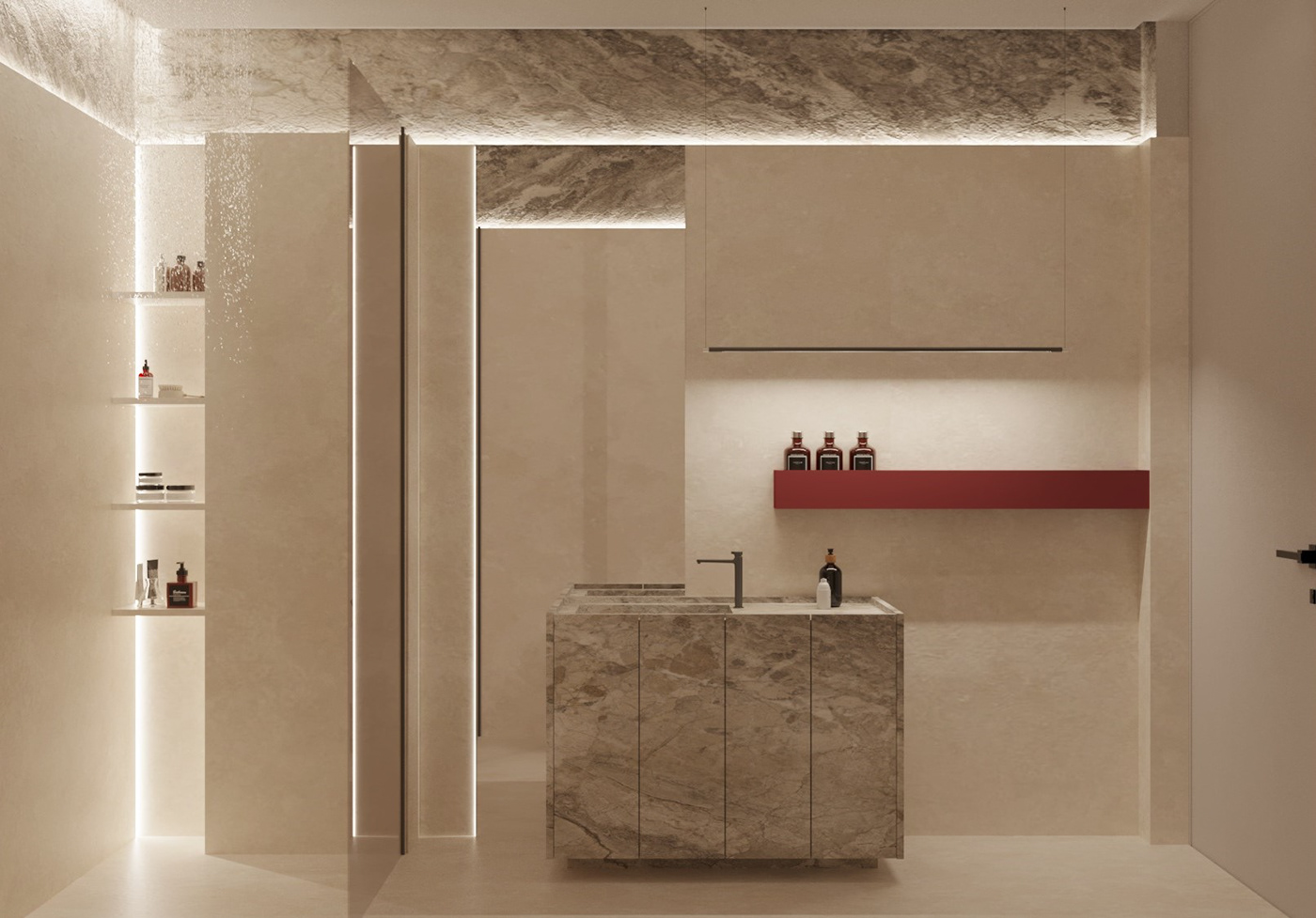 interior design  architecture visualization 3ds max corona Render 3D modern archviz