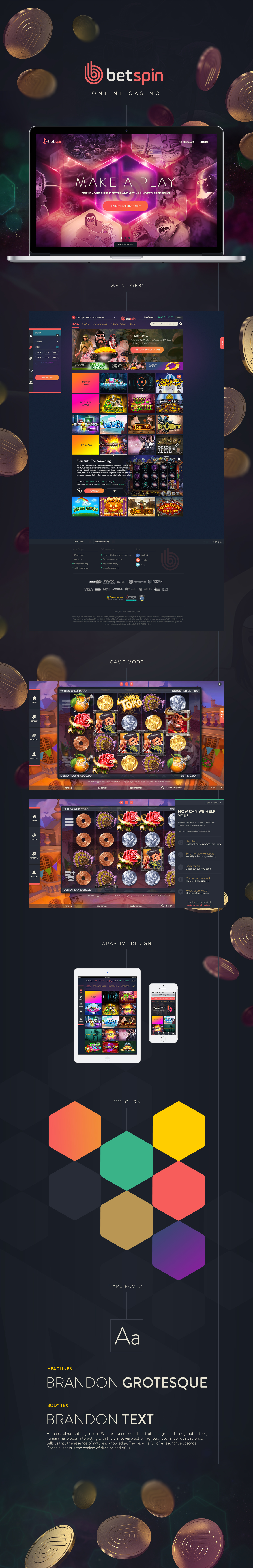 Betspin Casino on Behance