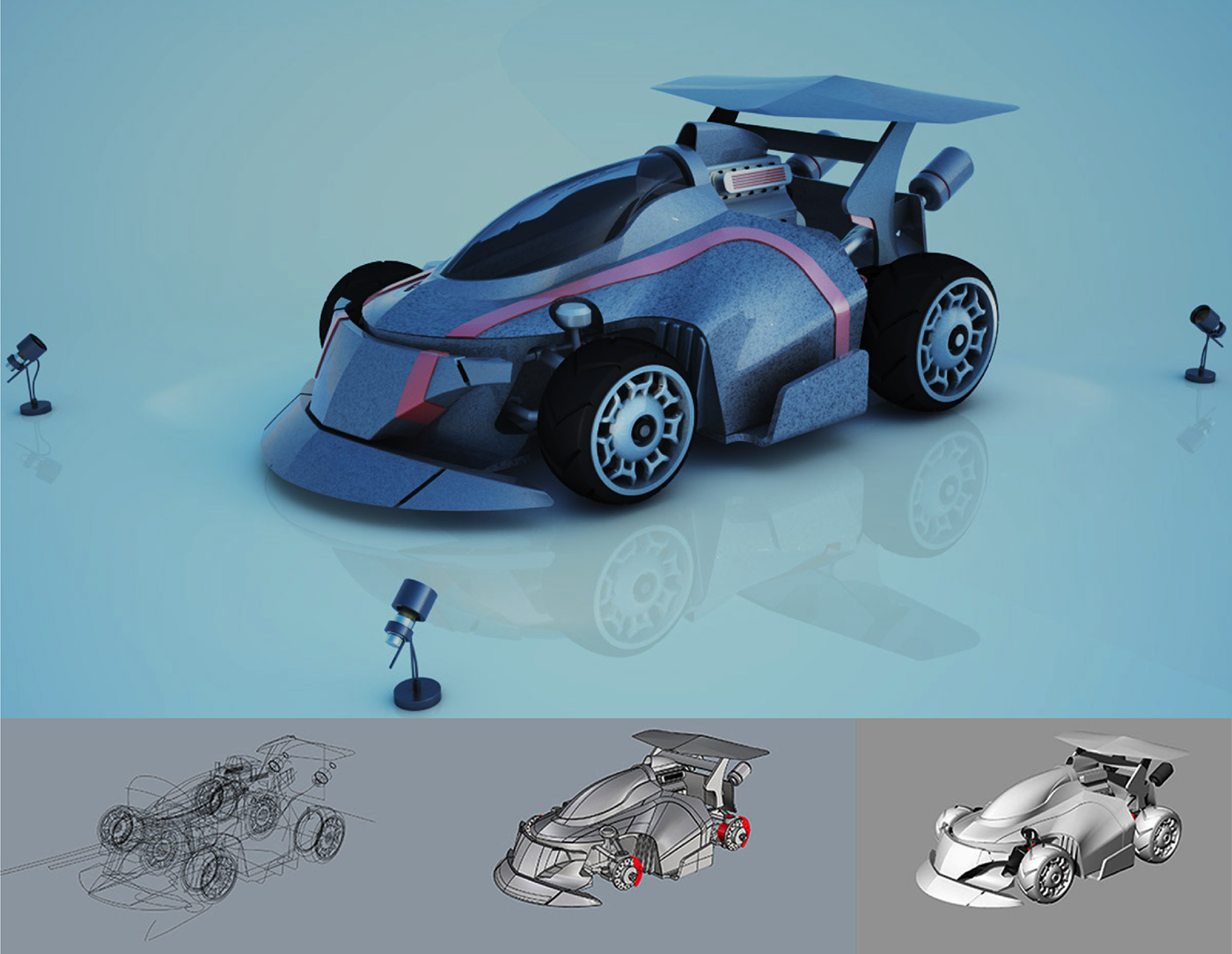 Space  ship concept design 3D Rhino vray 3dsmax art