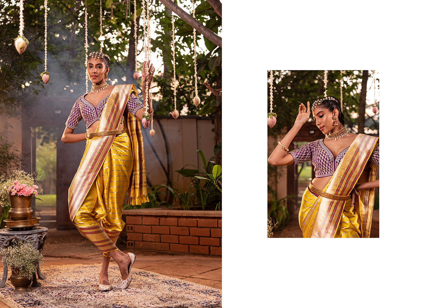#Campaign #Advertising #photography #deveshpant #artdirection #Ethnic #fashionstyling #newwork #Saree #sareeshoot