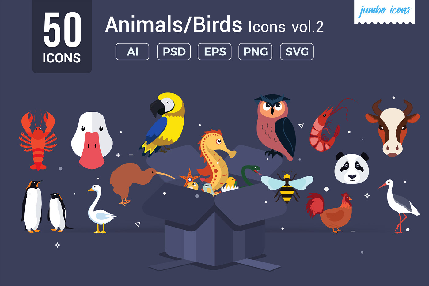 vector icons illustrations graphics animals ui icons flat icons