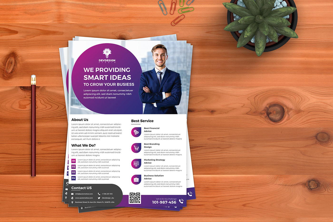 corporate corporate flyer Business solution design devdesign creative flyer graphics standard Stationery