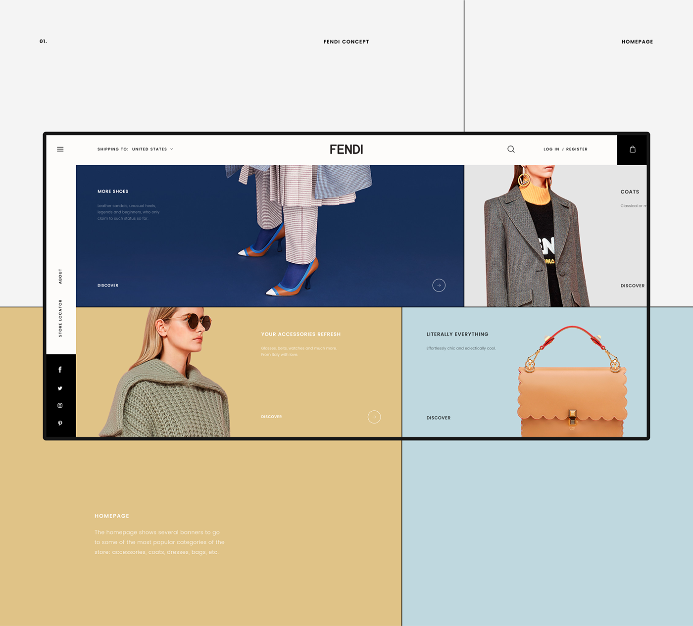 design Web store Ecommerce clothes brand Clothing Fashion  mobile UI/UX
