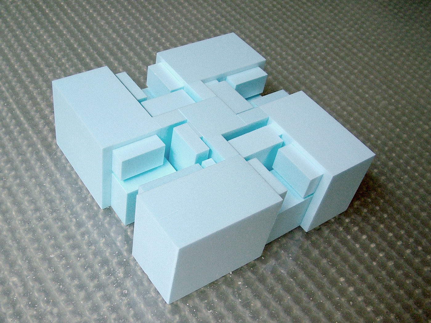 plaster model architectural model maquette housing belgium vlaanders 1:50 1:100 hand made