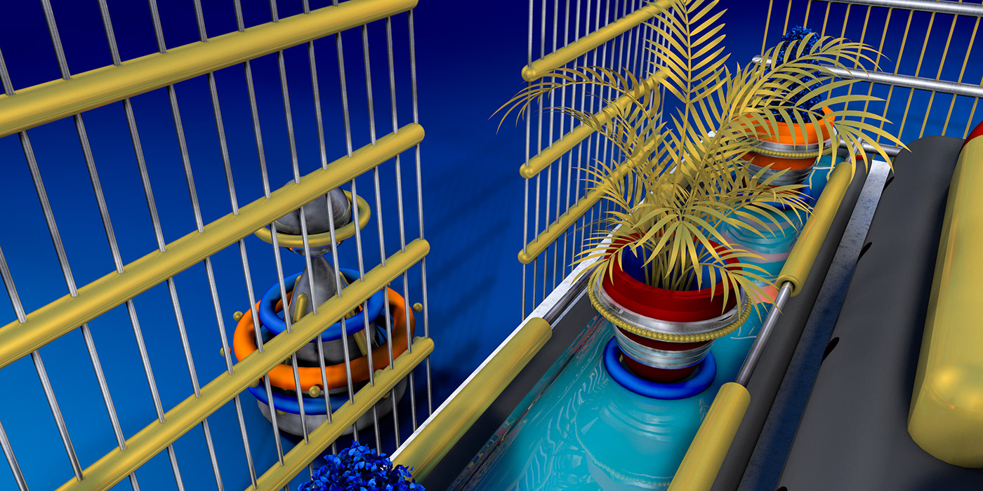 luxurios Pool 3D Cinema Render Digital Art  texture creation ILLUSTRATION 