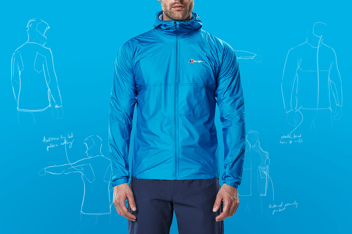 berghaus hyper waterproof jacket Outerwear Sportswear Outdoor Fashion  Illustrator