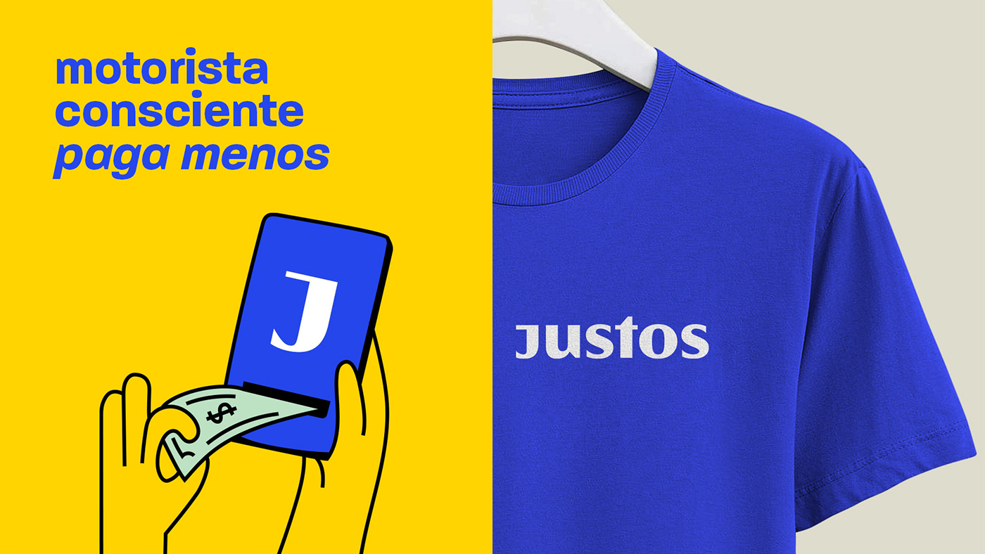 brand branding  identidade visual ILLUSTRATION  Ilustração Justos marca Seguros Startup visual identity