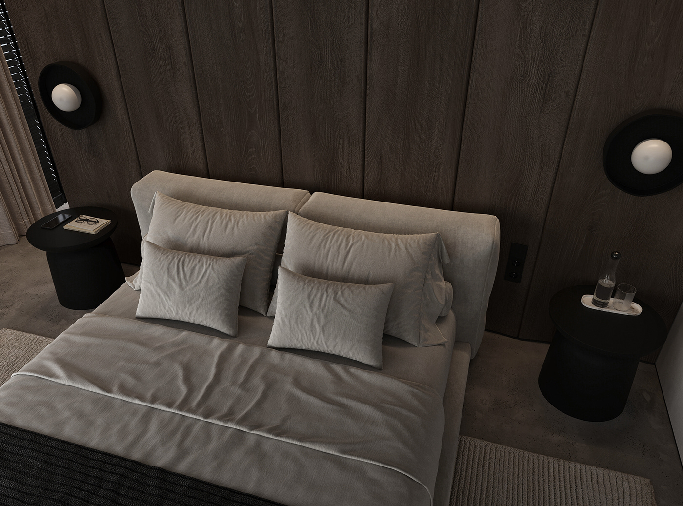 interior design  bedroom design visualization design minimalist bedroom