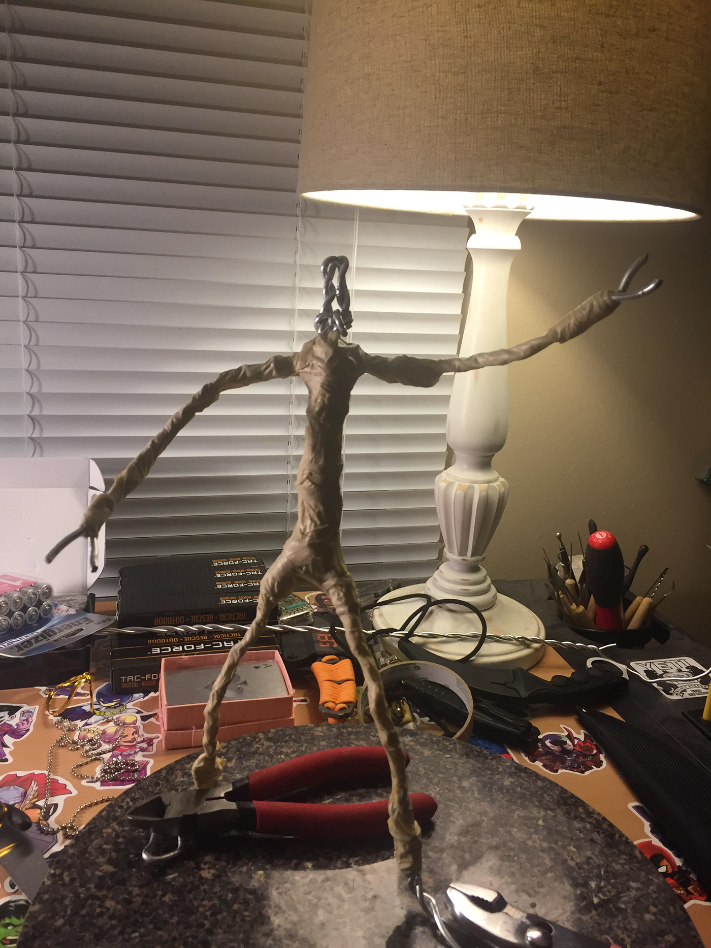 Super sculpey firm with armature