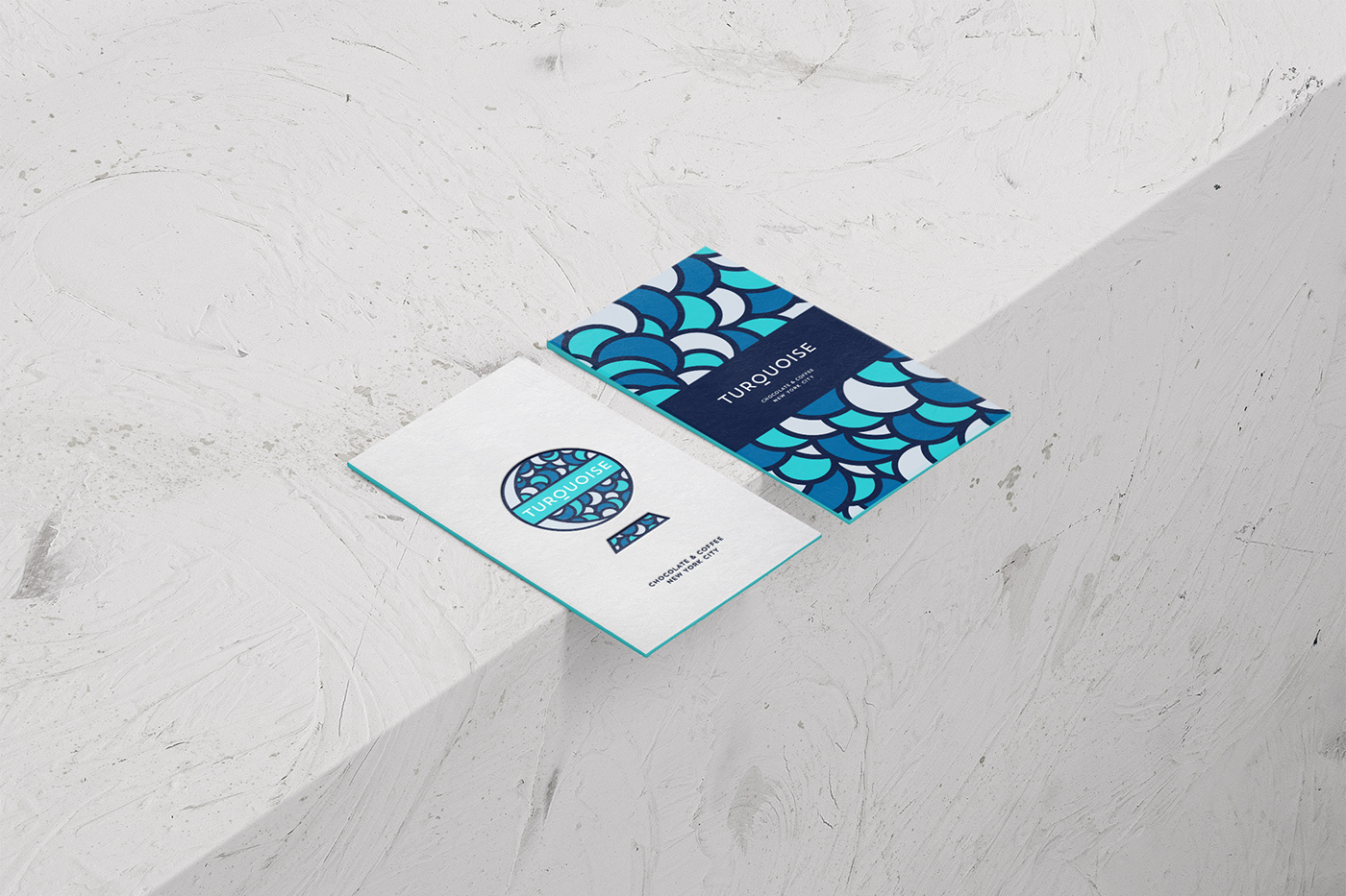 chocolate Coffee brand identity moon turquoise blue circle Packaging