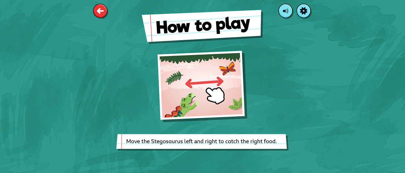 The game's instructions screen.