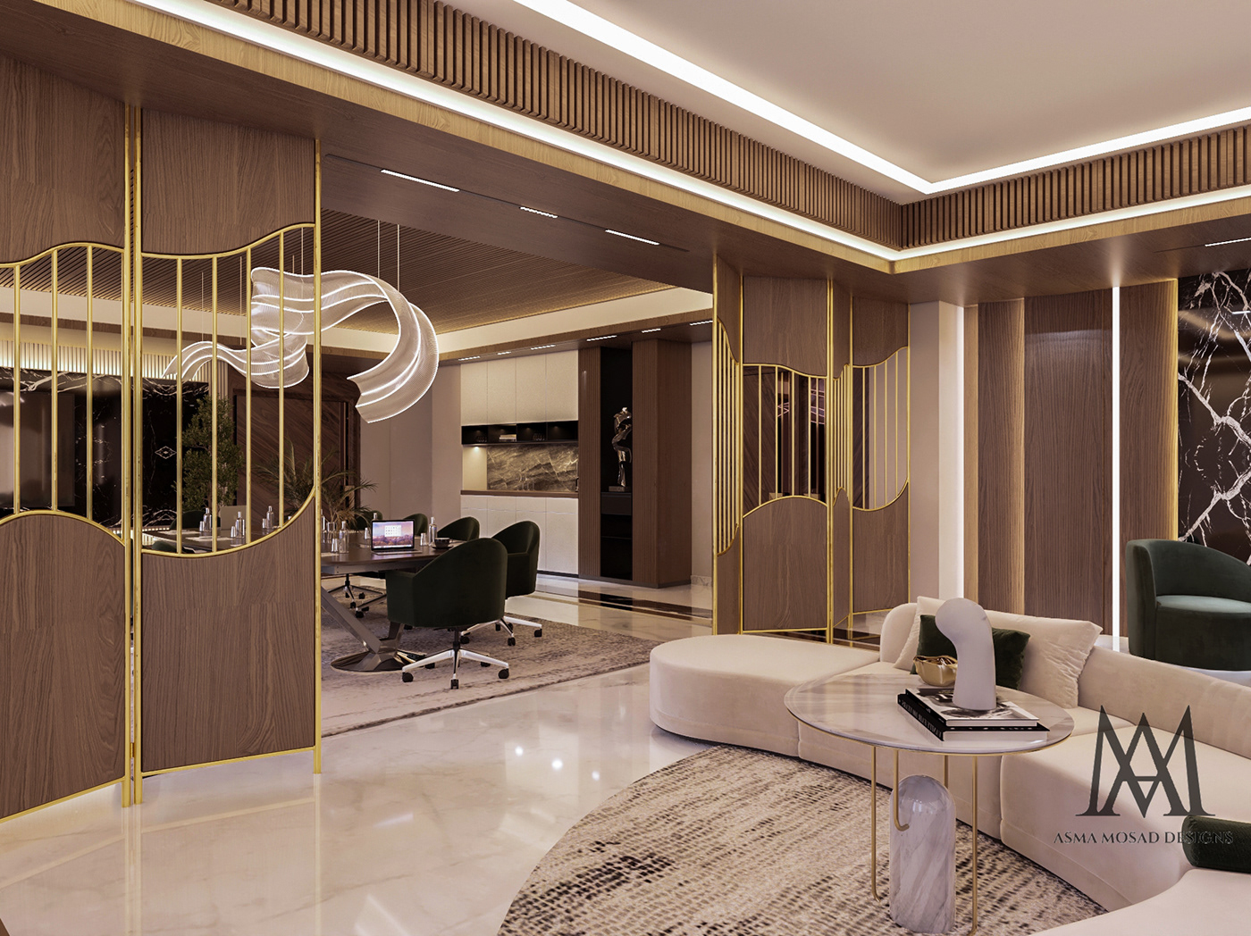 Office Office Design luxury Luxury Design modern interior design  visualization architecture Render office furniture