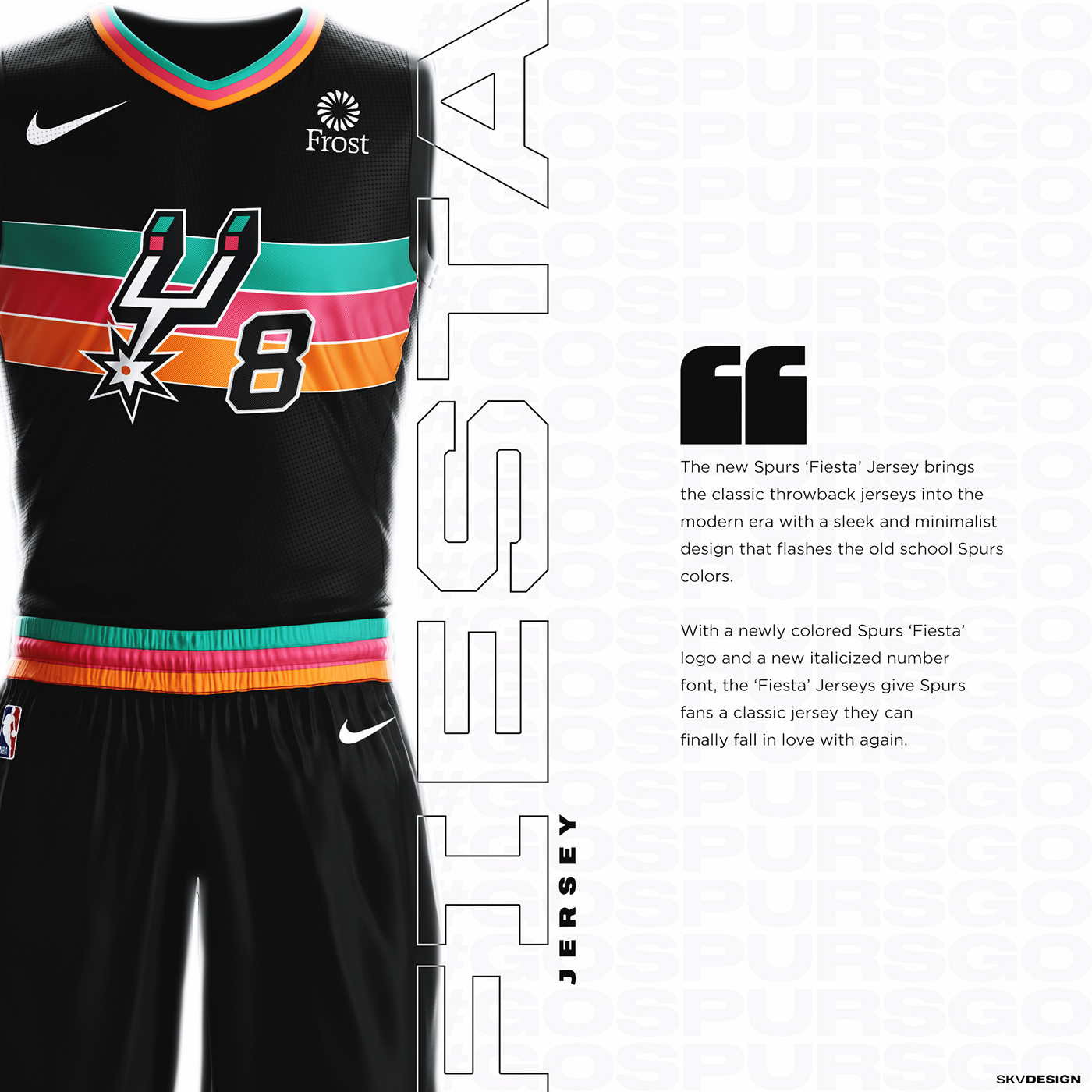 graphic design  Jersey concept NBA NBA Art NBA Graphic Design nba jersey concept photoshop San Antonio Spurs Spurs