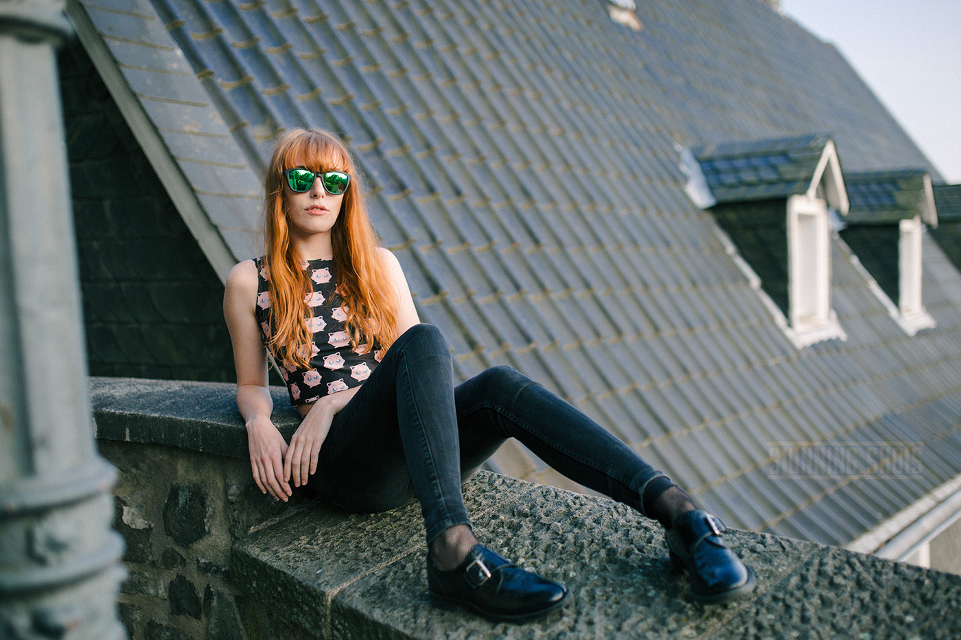Pokemon redhead instax instant photos historic centre Solingen girl