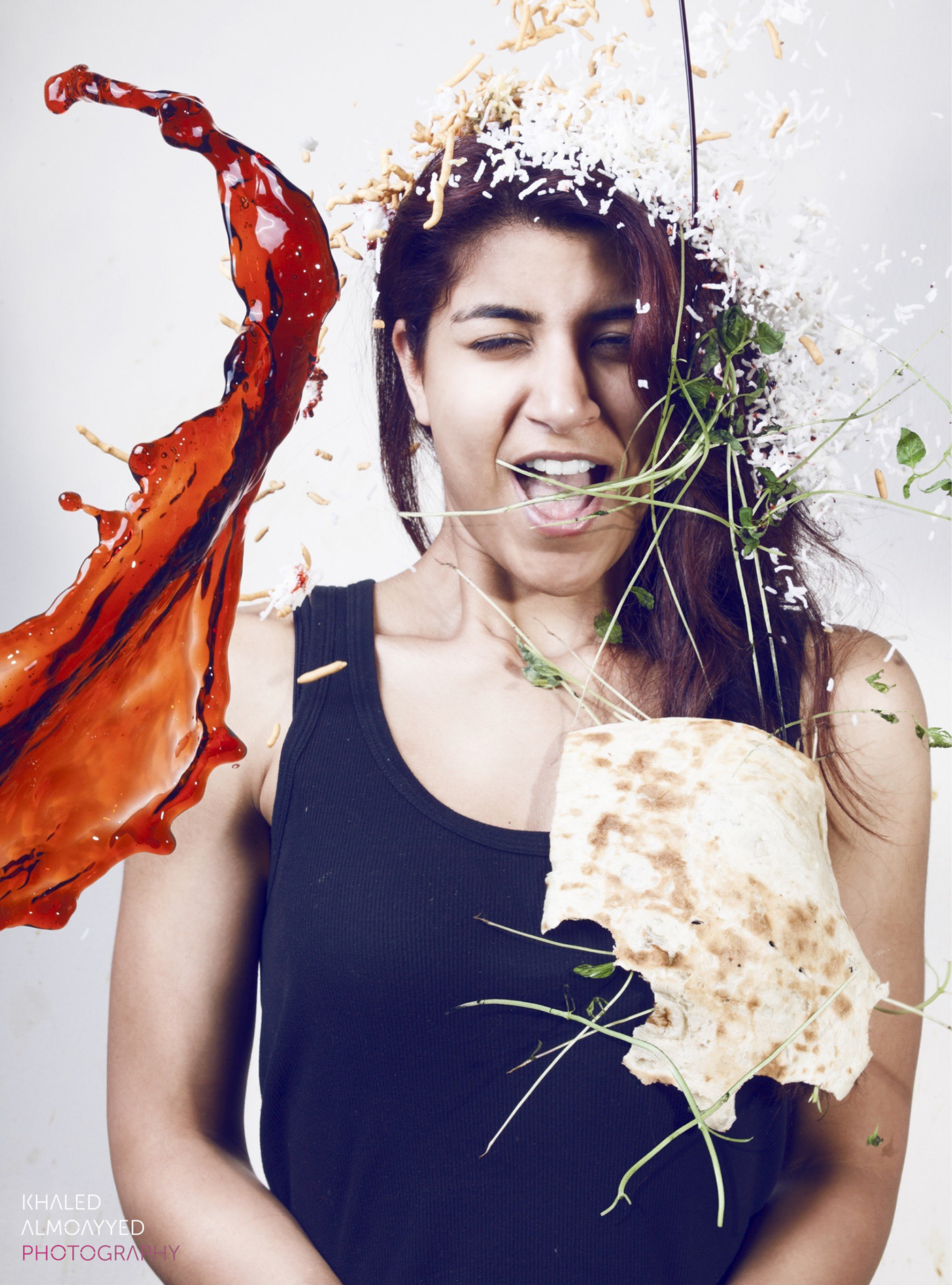 splash Splash Photography splash photographer Food fight photographer conceptual photography art direction  portrait culinary art comedy 
