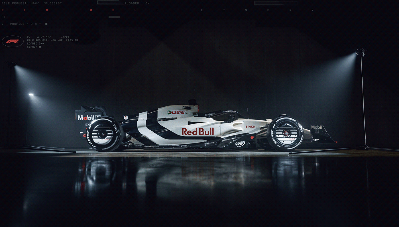 RedBull Livery design Motorsport f1 Verstappen Formula 1 concept visual identity