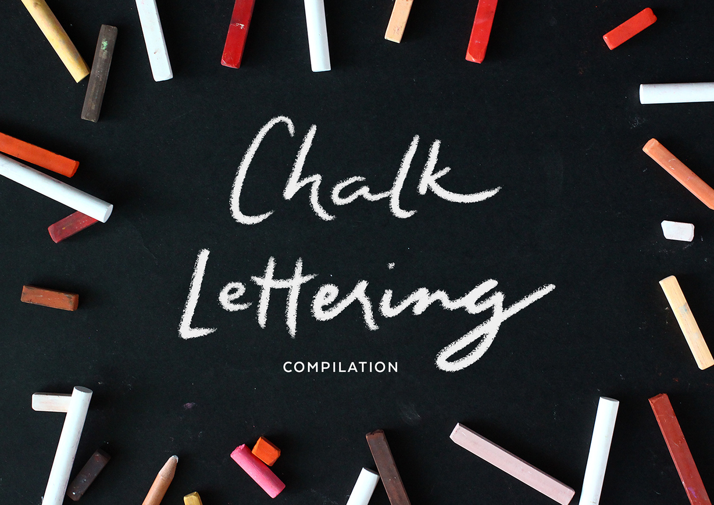 chalk HAND LETTERING lettering type typography  