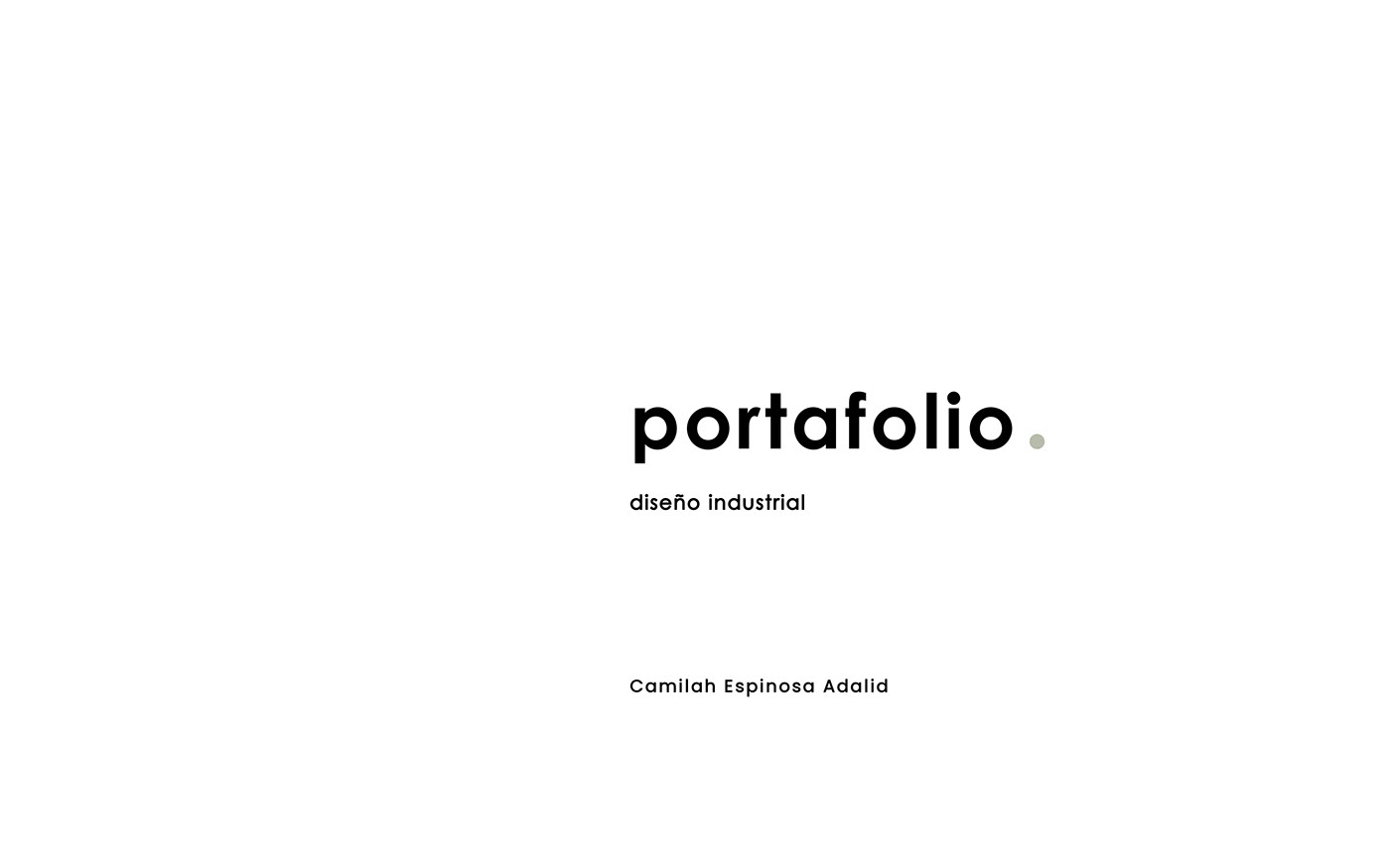 portafolio diseño industrial diseño portfolio