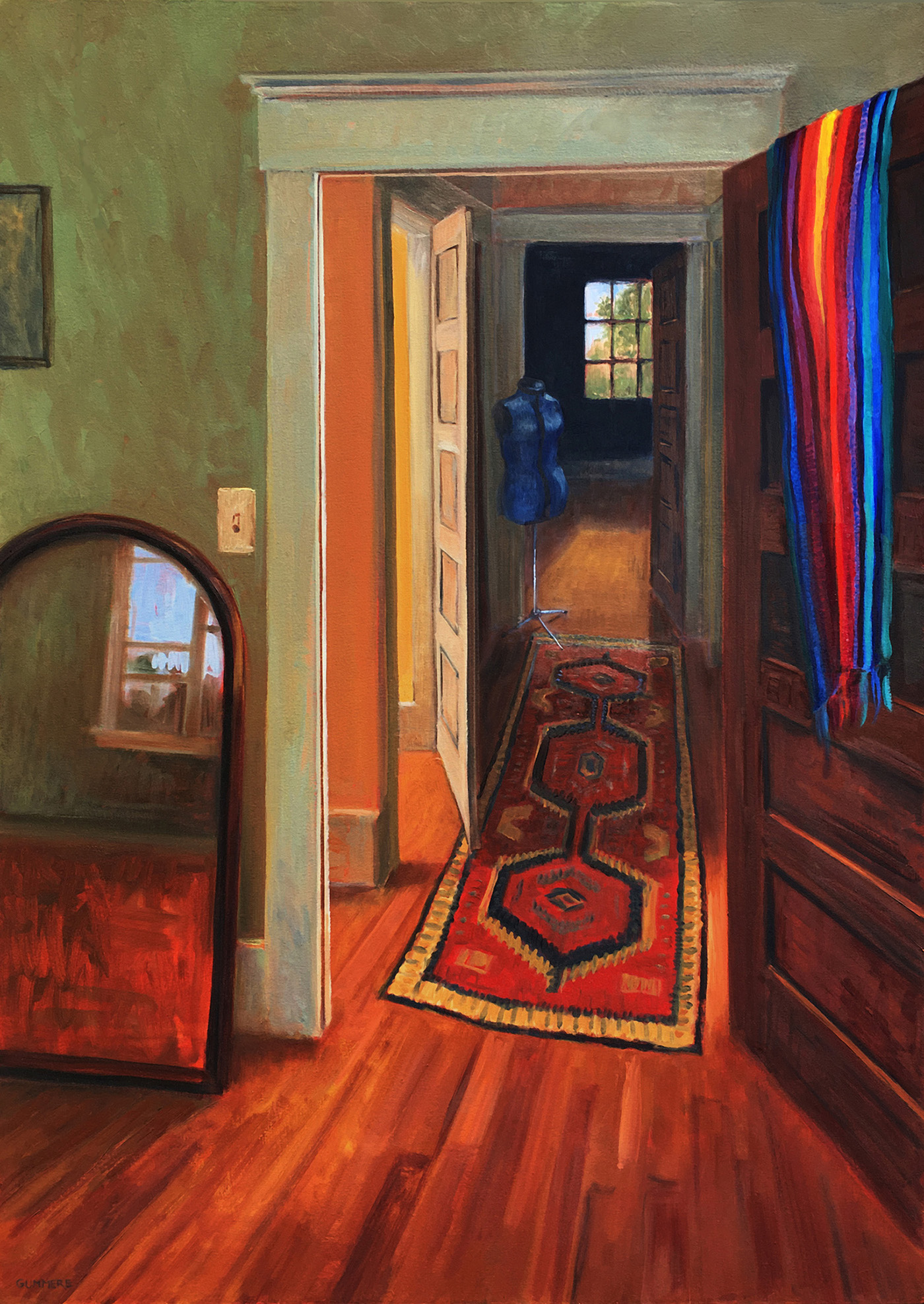 Paintings interiors landscapes