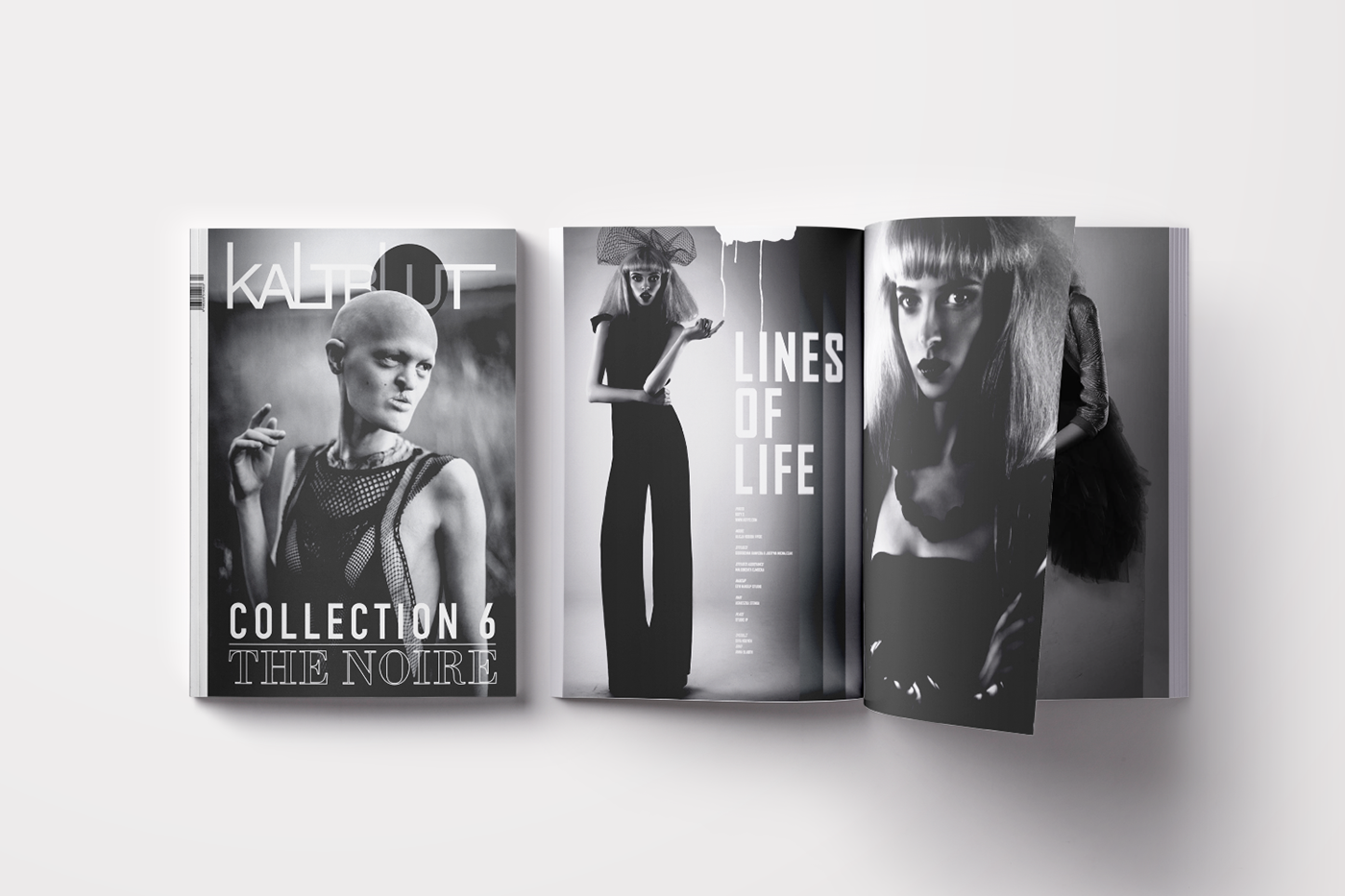magazine Layout editorial Fashion  black and white graphic graphic design  art direction 
