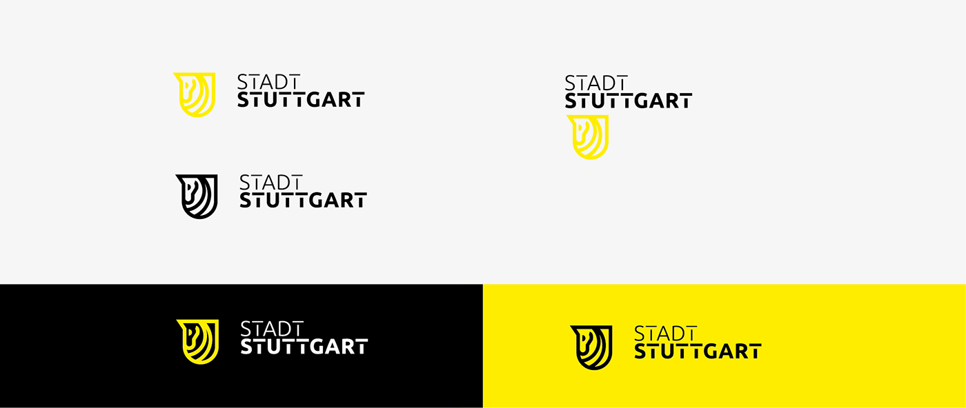 brand branding  city coatofamrs colors germany herlady logo stuttgart