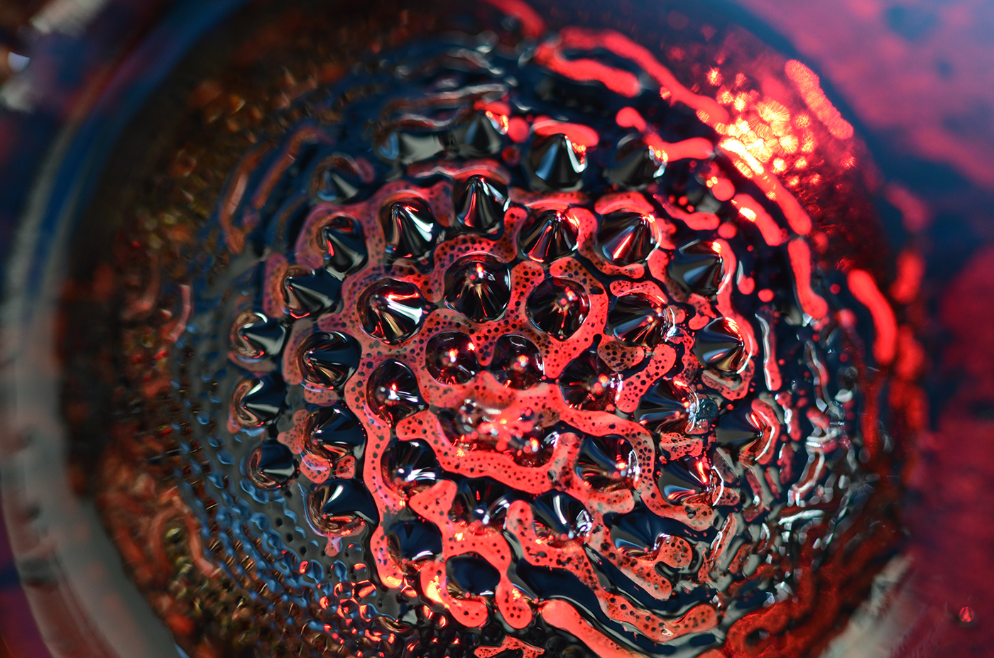 ferrofluid alchemy fine art Experimental Art photo Photography  animation  eric bellefeuille