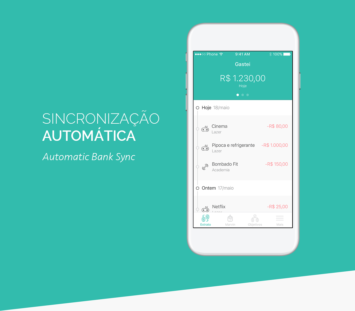 finance money financial app ios apple Fintech Startup app Brazil finanças pessoais