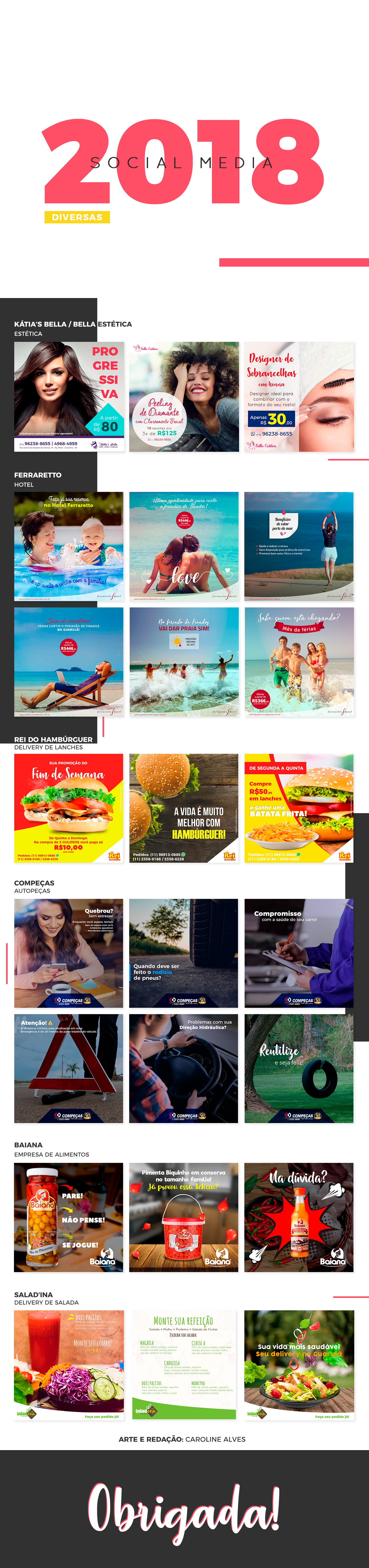 facebook mídias sociais social media Redes Sociais fitness estética hotel hamburguer autopeças instagram