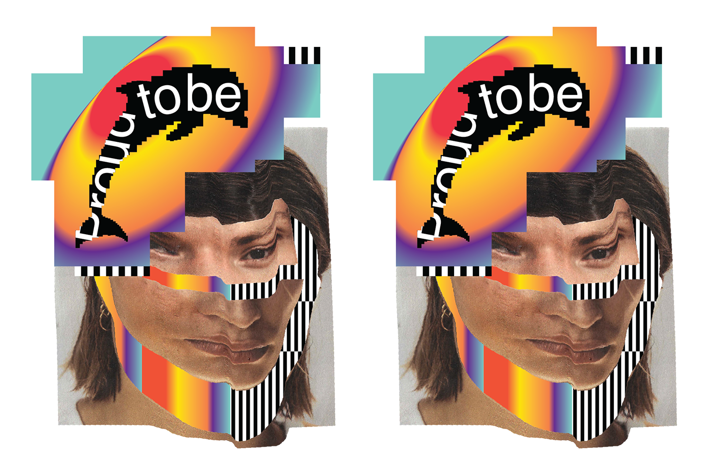 magazine illustartion PixelDesign LGBTQ pride pridemonth rainbow glitchdesign