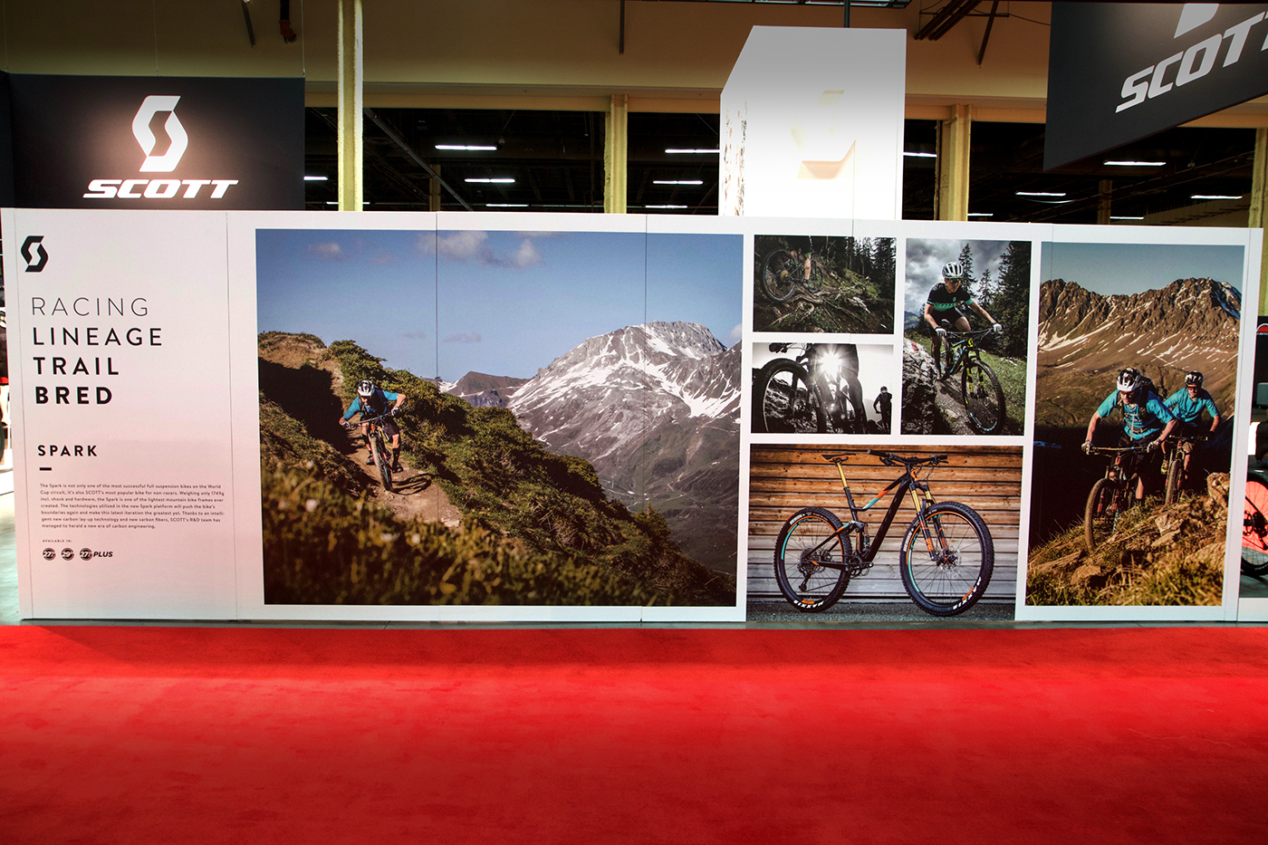 scott Bike Interbike tradeshow road bike mountain bike exhibit design graphic