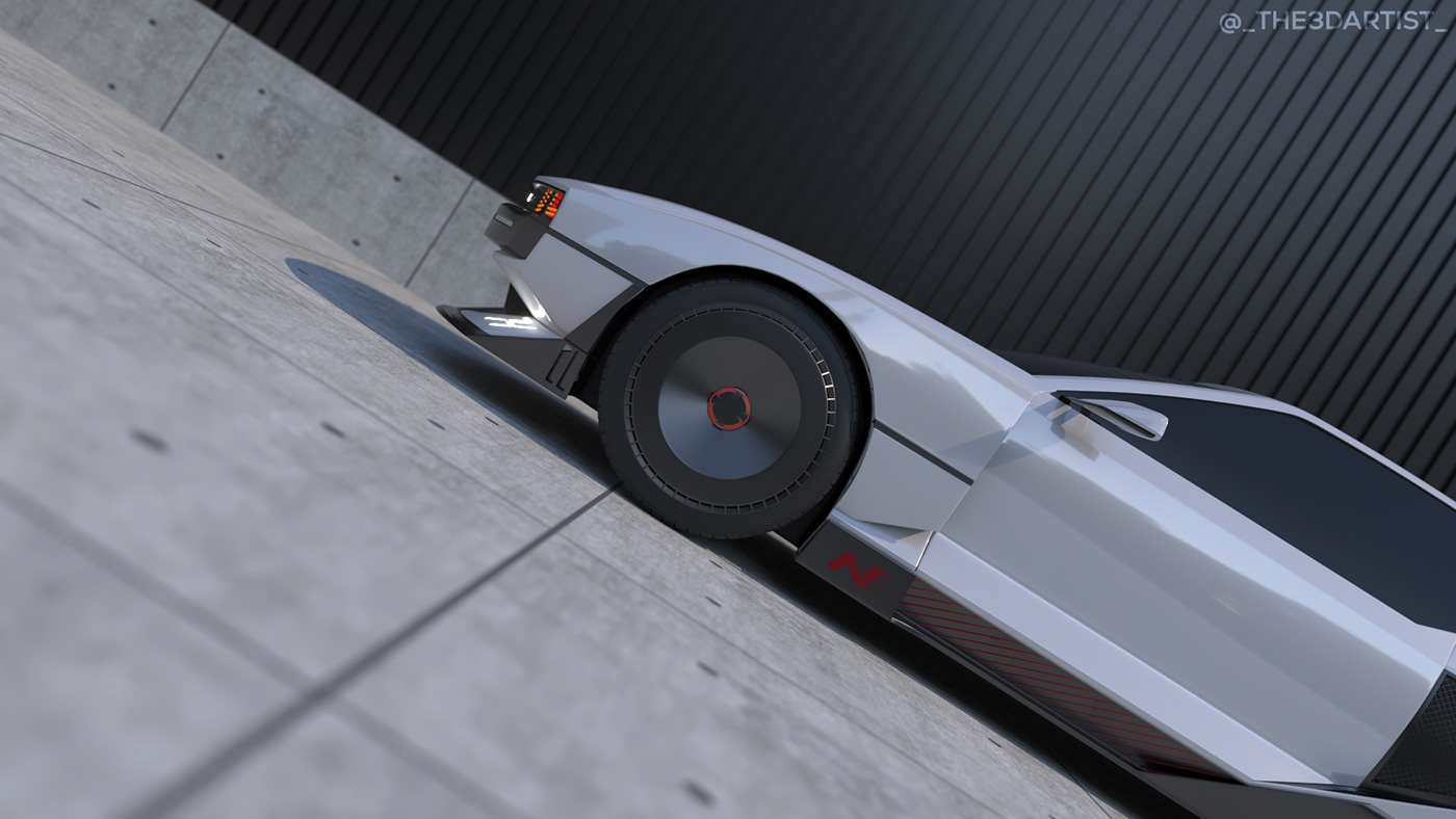 3D car carrender concept concept art product visualization