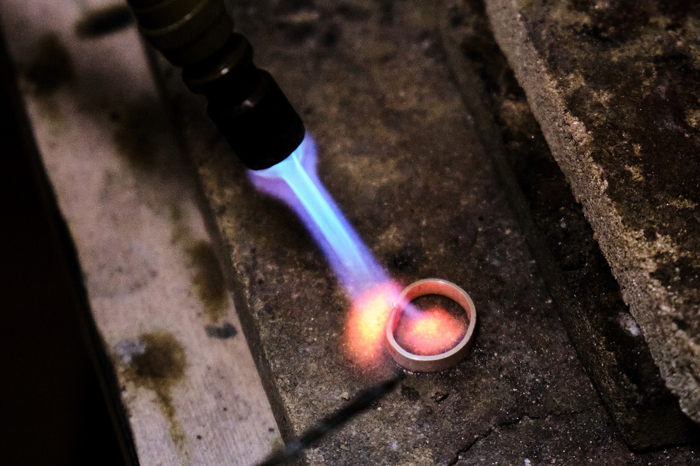 ring silver jewelry handmade stone Production girl portrait Documentary  forging